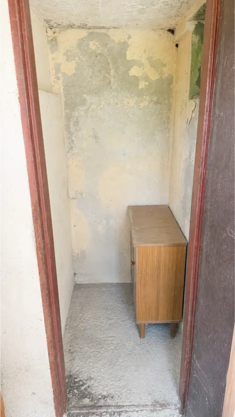 Zděný sklad u chaty v Jasenici